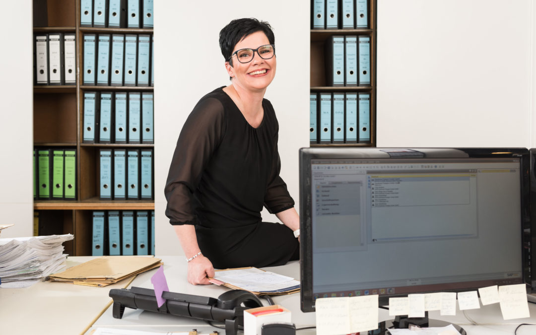 Sandra Klein, Sachbearbeitung Reparatur und Service, im Unternehmen seit April 2018